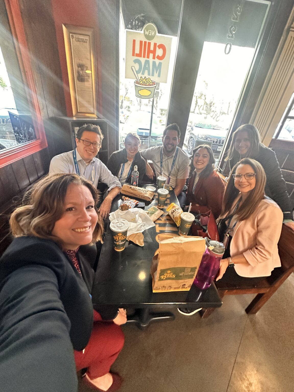 Aimee Stewart, Ryan Holder, Samantha Jorgenson, Rob Decoste, Lindsay Decoste, Cami Clausen, Jennifer Pearce